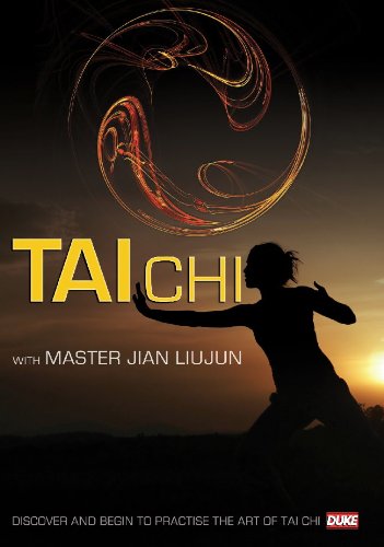 DVD cover showing a silhouette of a person practicing Tai Chi at sunset.