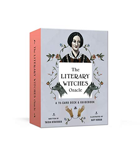 Coral box set with illustrated portrait of a woman and animal designs.