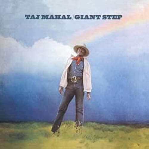 Taj Mahal album cover featuring a man in a cowboy hat and suit.