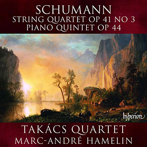 CD cover featuring a landscape painting and text naming composers and performers.