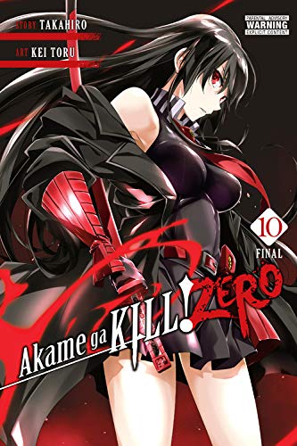 Manga cover featuring a woman with dark hair and a red weapon.