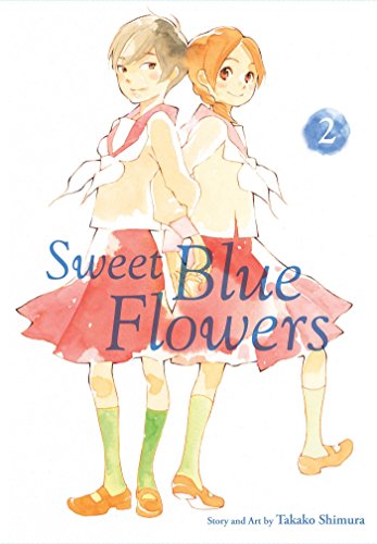 Manga cover: two schoolgirls with red skirts and green socks.