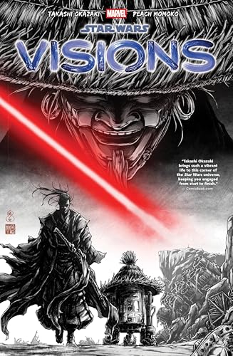“Star Wars: Visions” graphic novel cover featuring a samurai with a red lightsaber.
