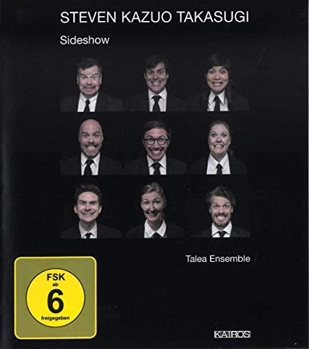 "Blu-ray cover featuring nine formally dressed people against a black background."