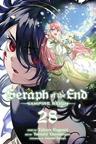 Manga volume 28 cover with a male and female anime character.