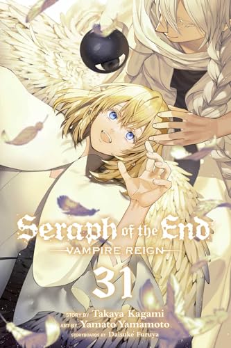 Manga volume 31 cover with two characters and falling feathers.