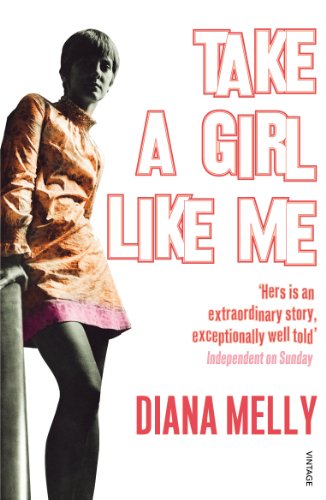 Book cover: woman in orange dress, title "Take A Girl Like Me".