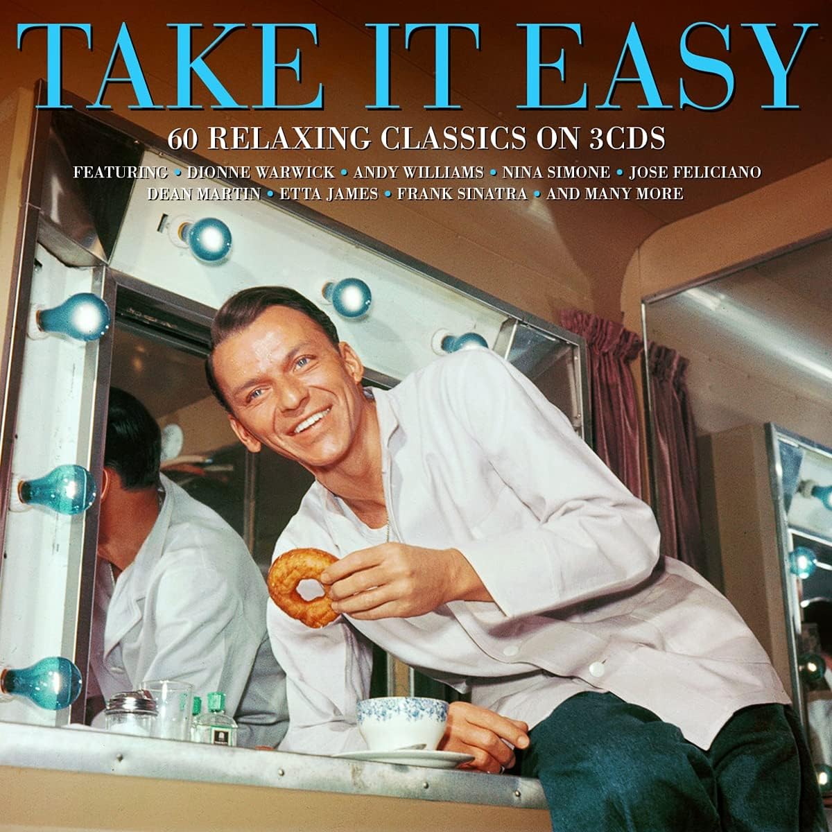 CD album cover titled Take It Easy featuring a relaxing landscape scene.
