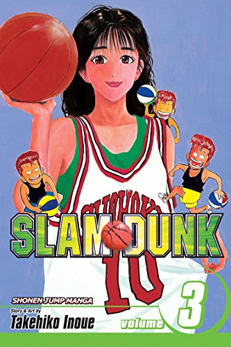 Manga cover of Slam Dunk volume 3 featuring a girl holding a basketball.