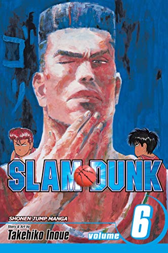 Cover of Slam Dunk volume 6 featuring a large portrait of a basketball player.