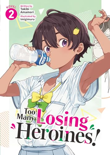 Light novel cover featuring a young woman drinking from a water bottle.
