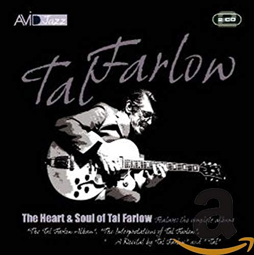 CD cover featuring black and white portrait of guitarist Tal Farlow.