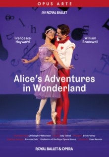 DVD cover for "Alice's Adventures in Wonderland" ballet, featuring dancers.