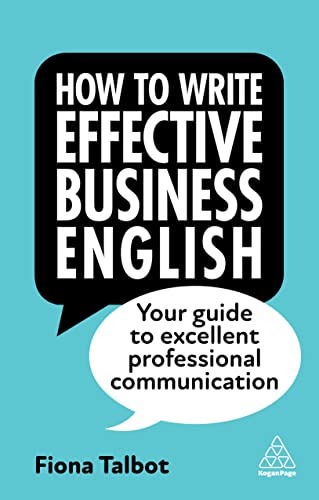 Book cover: “How to Write Effective Business English” by Fiona Talbot.