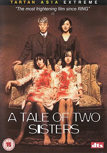 DVD cover for "A Tale of Two Sisters" featuring four people.