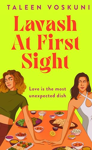 Book cover with two women seated at a table filled with food.