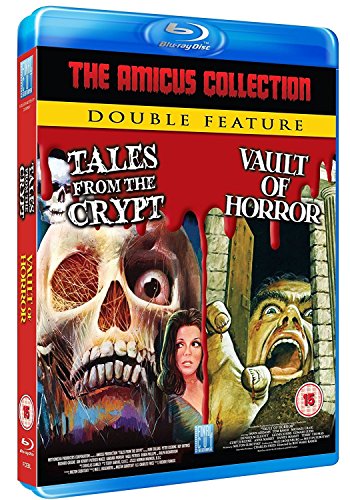 Blu-ray cover for "Tales From The Crypt" and "Vault Of Horror" horror films.