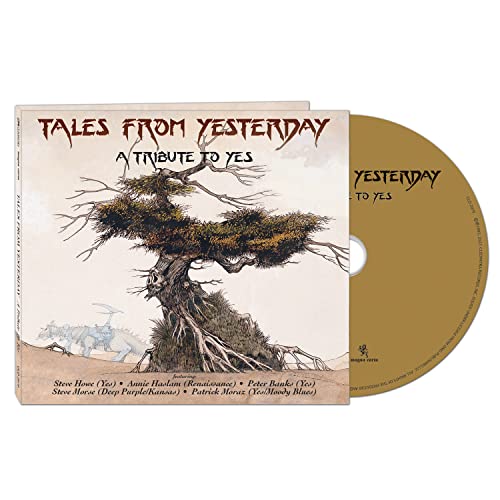 Tales From Yesterday A Tribute To Yes CD album cover featuring a stylized tree.