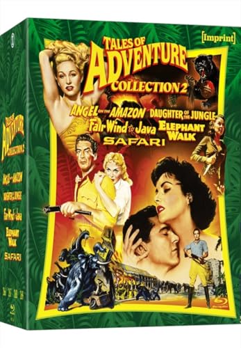 Blu-ray cover for “Tales of Adventure Collection” featuring vintage film stills.