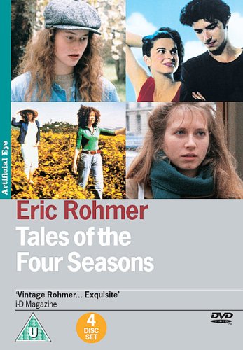 DVD cover for “Tales of Four Seasons” featuring four young people.