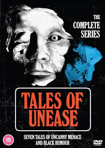 DVD cover art for Tales of Unease featuring a cracked face and two people.
