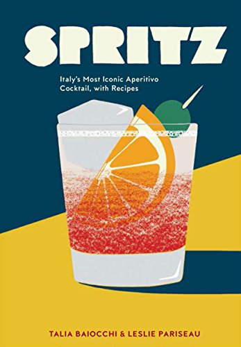 Book cover for "Spritz" featuring an illustrated Aperol Spritz cocktail.