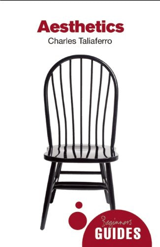 Book cover with title "Aesthetics" and image of a black chair.