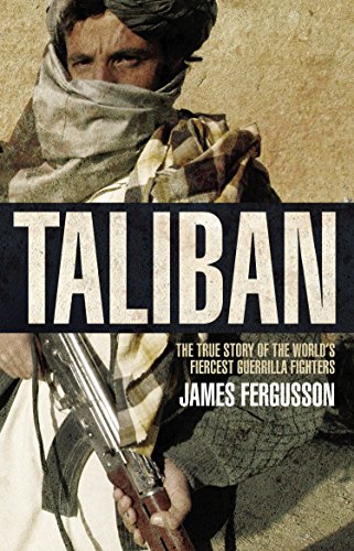 Book cover with a masked man holding a rifle, titled "Taliban.