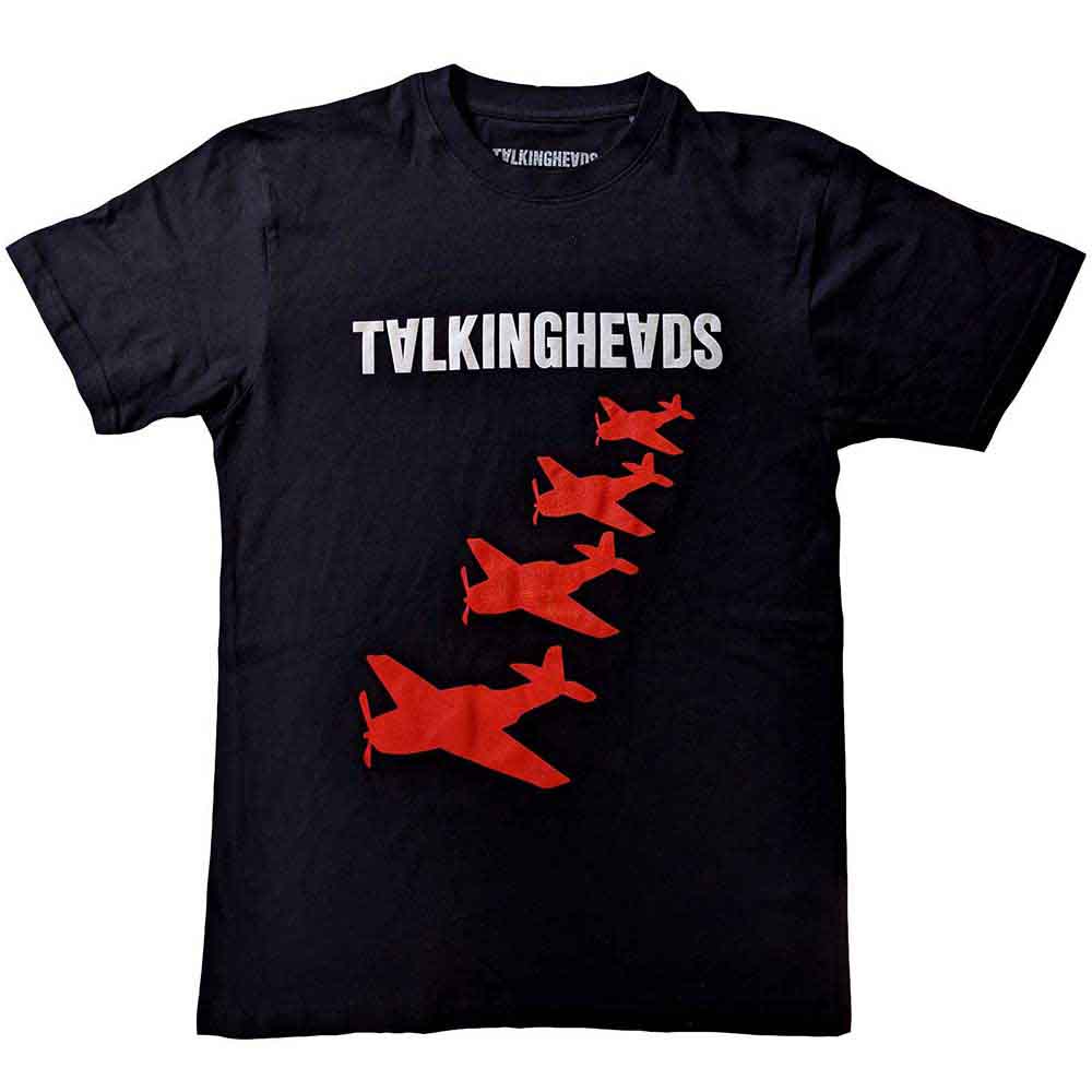 Gray t-shirt with the iconic four planes image from the Talking Heads album cover.