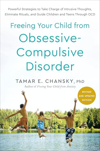 Book cover: "Freeing Your Child from Obsessive-Compulsive Disorder" with children jumping.