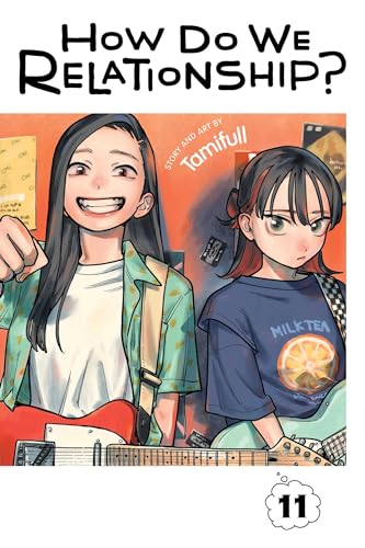 Manga cover featuring two young women with guitars, volume 11.