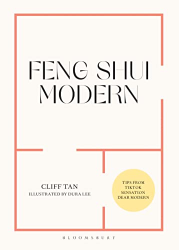 Book cover: "Feng Shui Modern" with red border and author Cliff Tan.
