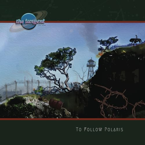 CD cover for The Tangent’s “To Follow Polaris” with a landscape scene.
