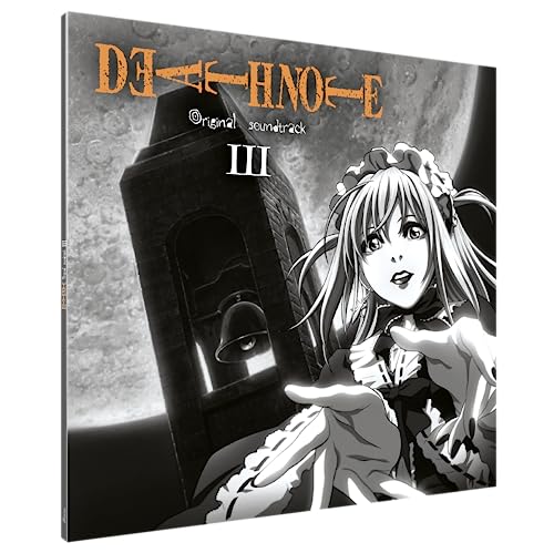 “Death Note Vol.3” vinyl record cover with Misa Amane illustration.