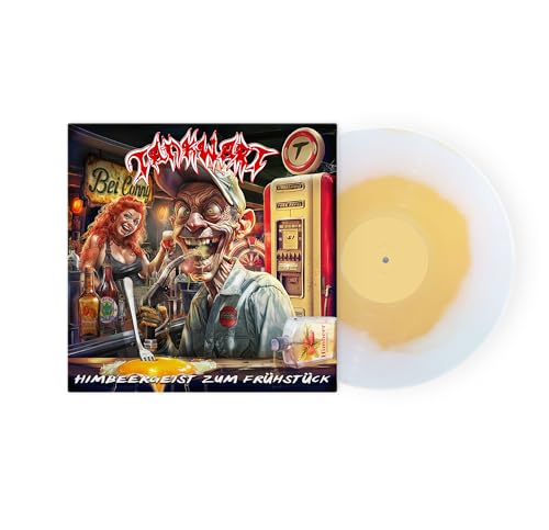 Tankwart vinyl record with cartoon cover art and yellow disc.