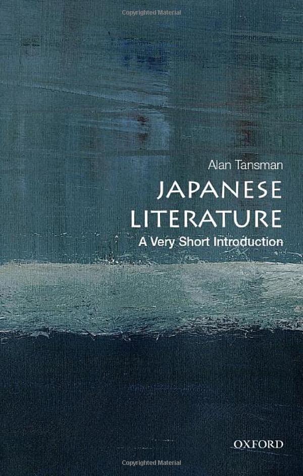 Book cover: "Japanese Literature: A Very Short Introduction" by Alan Tansman.