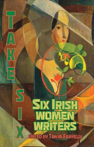 Book cover with art deco style portrait and bold red text: "Take Six".