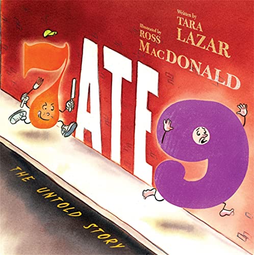 Book cover: numbers 7, 8, and 9 as characters on a red background.