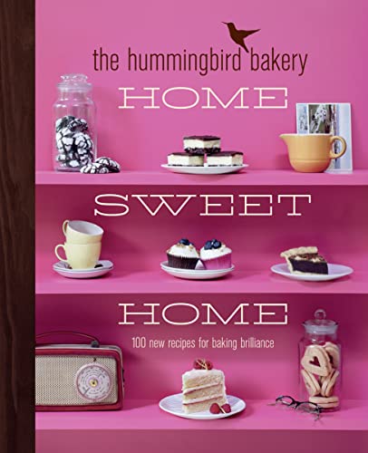 Cookbook cover with baked goods, a radio, and a hummingbird illustration.