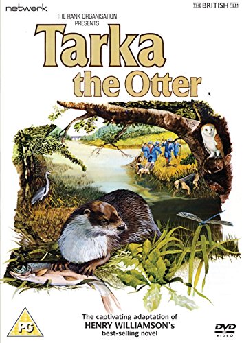 DVD cover for "Tarka the Otter" featuring an otter in a riverside scene.