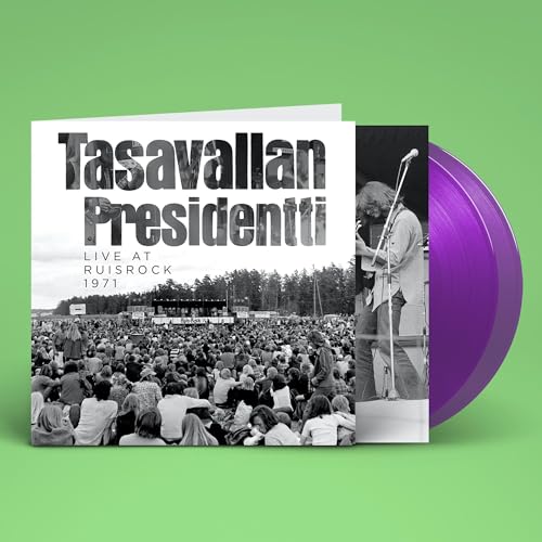 Vinyl record of Tasavallan Presidentti’s 1971 Ruisrock live performance album.