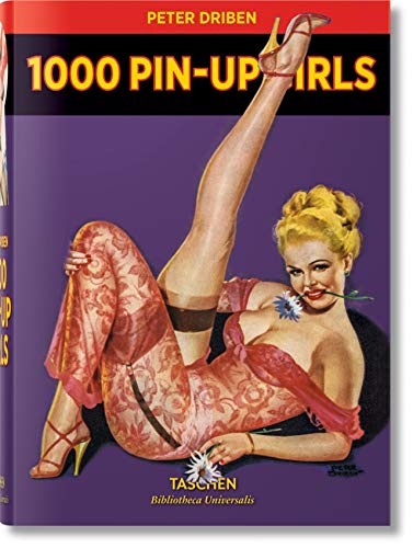 Book cover featuring a blonde pin-up girl in red lingerie posing against purple background.