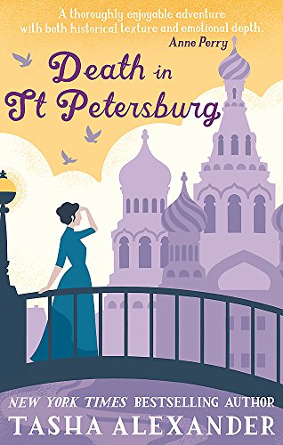 Book cover: woman overlooking St. Petersburg with ornate architecture.
