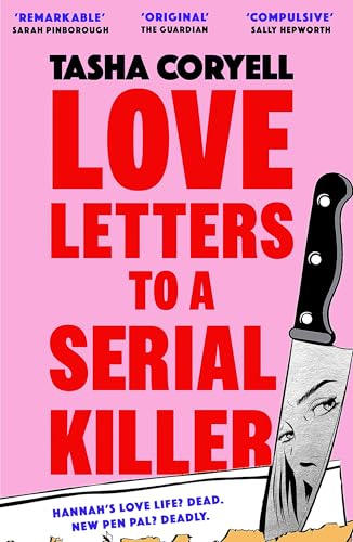 Book cover: “Love Letters to a Serial Killer” with a knife image.
