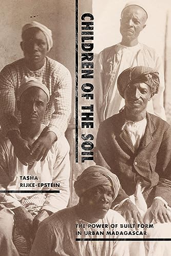 Book cover: vintage portrait of Malagasy men, text “Children of the Soil.”