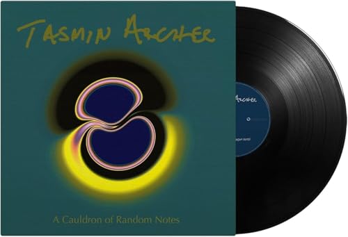 Tasmin Archer A Cauldron Of Random Notes vinyl record with abstract cover art.