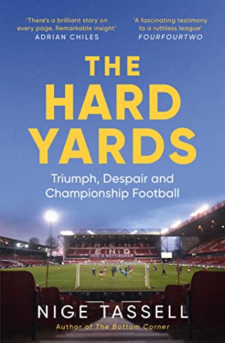 Book cover: "The Hard Yards" with a football stadium image.