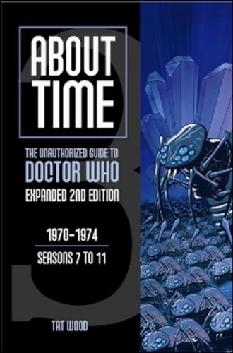 Book cover for "About Time 3," a Doctor Who guide with sci-fi art.