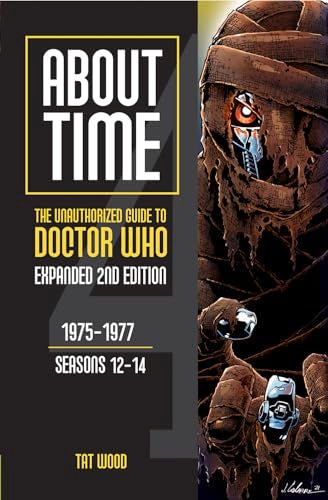 Book cover for “About Time 4,” featuring a robotic mummy illustration.