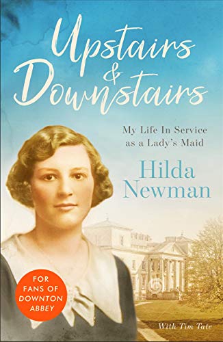 Book cover: portrait of a woman, titled “Upstairs & Downstairs.”